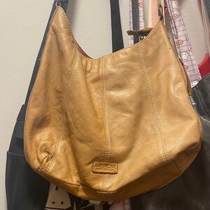 American Leather Tan Hobo Bag